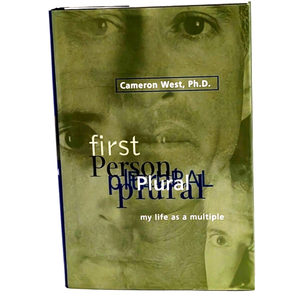 First Person Plural Cameron West 1999 Hardcover DID Memoir New Unread